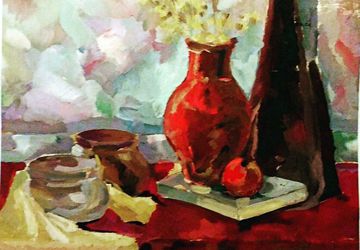 натюрморт с гранатом