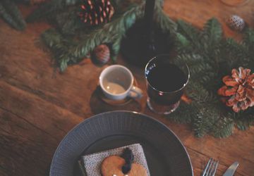 Декорация Новогоднего стола своими руками