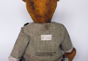 Мишка из винтажного плюша Павлуша.)