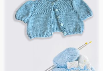 Вязаная кофточка для девочки