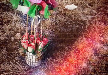 подарок с конфетами