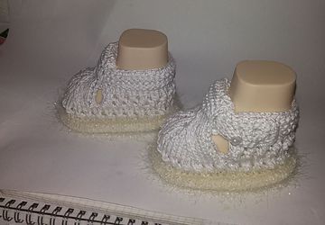 пинетки-туфельки для новорожденных