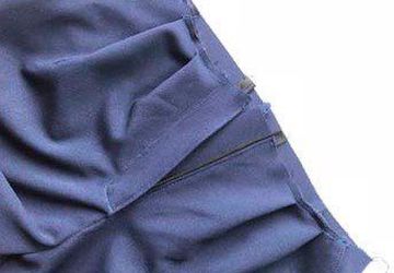 Обработка гульфика на брюках