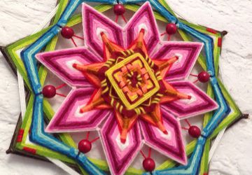 Плетёная Мандала в СПб. Мастер-класс.