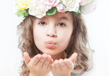 Венок из роз, гортензий и пионов из фоамирана