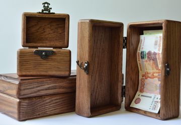 Шкатулки из цельно дуба (для денег,эфирных масел, чая, кофе, украшений и косметики)
