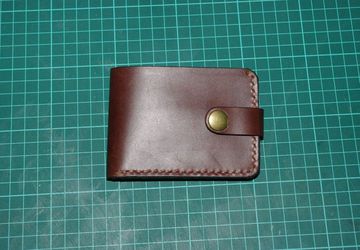 Кошелек с монетницей из натуральной кожи