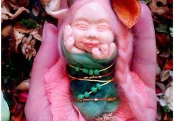 Весенняя малышка Эльфочка из сказочноголеса