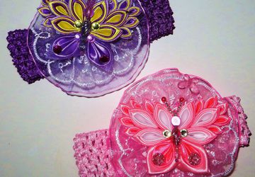 Повязки на голову "Бабочка"