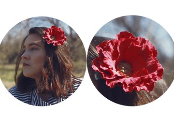 заколка мак