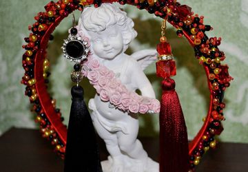 Серьги кисти