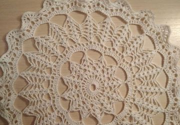 Салфетка ажурная