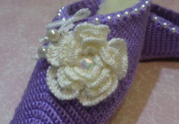 Домашние тапочки ручной работы