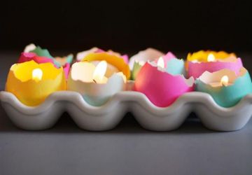 Пасхальные огни: тематические свечи своими руками