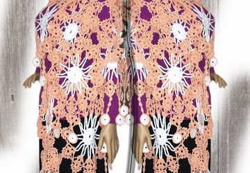 Палантин крючком