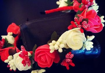 Ободки и гребешки для волос. ручная работа