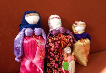 Круг Женской Судьбы, плетение обережных кукол