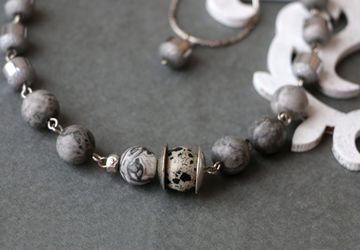Сет из чокера и подвеса «Делия»
