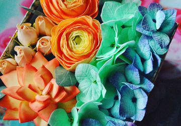 Коробочка с цветами