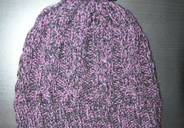 шапка с помпоном