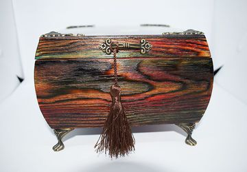 Шкатулка"Анютины глазки"