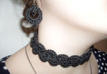 серьги Лепестки