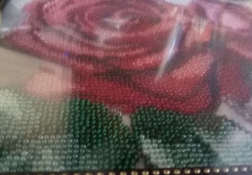 Картина  бисером “Розы”