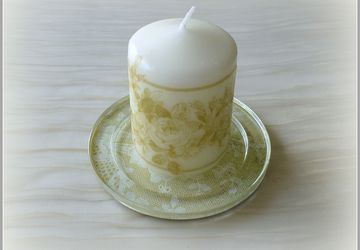 Свеча "Элегия" на подставке