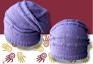 Шапочка-чулок для девочки