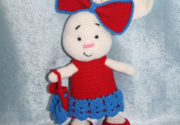 Зайка Зая, выполнена по МК Татьяны Макаровой