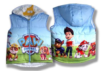 Безрукавка с капюшоном "Щенячий патруль" (стеганный жилет)