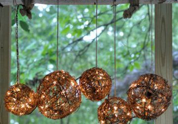 Сферы из веток для украшения вашего дома и сада