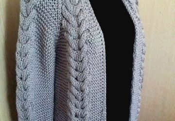 Кардиган укороченный