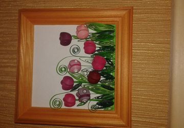 Картины в технике Контурный квиллинг