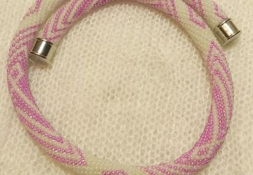 Вязаный жгут Нежный Зигзаг