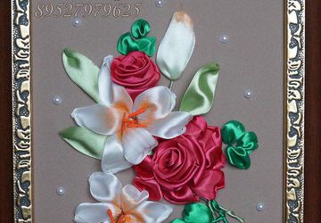 Вышивка лентами (мастер-класс)