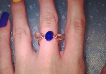 Кольцо "Синий кристалл"