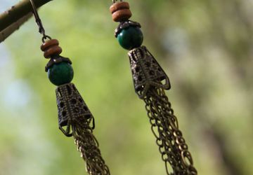 Серьги "Весенняя песня"