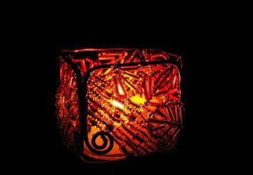 Подсвечник из бисера