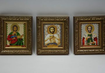 Именные иконы бисером