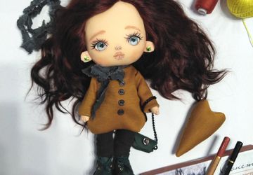 Интерьерная кукла ручной работы