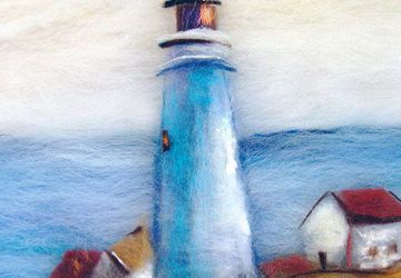 Мастер-класс по живописи шерстью