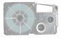 Casio XR-18WE2S XR-18WES 18mm Labelling Tape (Black on White)