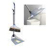 Clearance Sale!DEESEE(TM)🍀🍀New Material Home Casual Environmental Recycle Upright Dustpan Lobby Sweep Set with Extendable Broom (Gray)