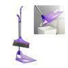 Clearance Sale!DEESEE(TM)🍀🍀New Material Home Casual Environmental Recycle Upright Dustpan Lobby Sweep Set with Extendable Broom (Purple)