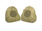 Theater Solutions 2R4S Outdoor Sandstone Rock 2 Speaker Set for Yard Patio Pool Spa