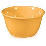 Yanco MS-313YL Mile Stone Bouillon Cup, 8 oz Capacity, 2.25" Height, 4.25" Diameter, Melamine, Yellow Color, Pack of 48