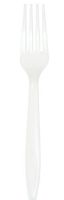 288-Count Touch of Color Premium Plastic Forks, White