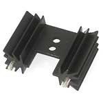 Jameco Valuepro 531002B02500-R Heat Sink, TO-220, 2 Holes, 2 Pins, 0.50" W, 1.00" H, 1.38" L (Pack of 5)