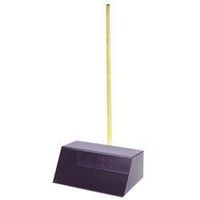 12" Heavy Duty Metal RailRoad Pick Up Dust Pan with 32" Wood Handle
